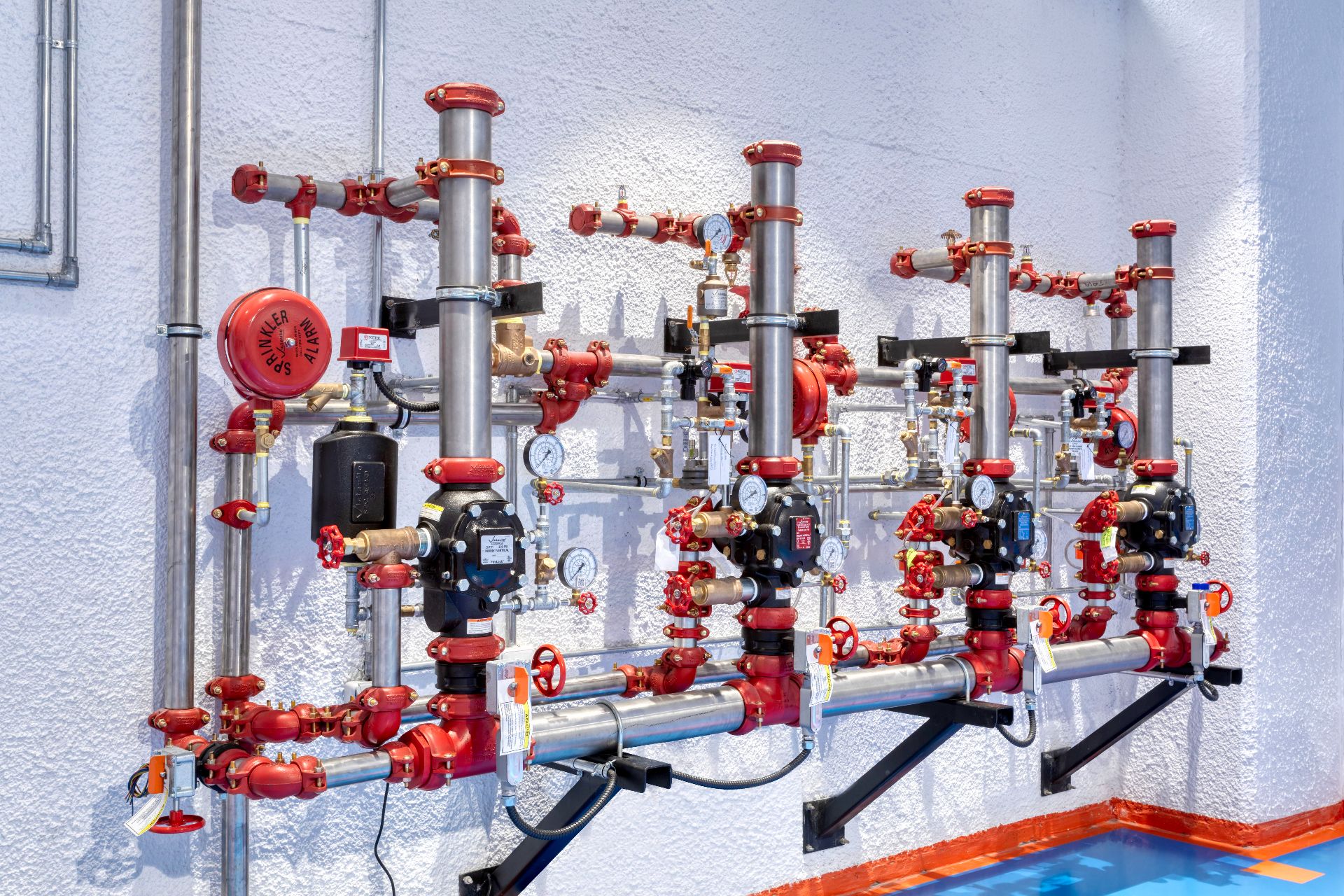 Islak Borulu Sprinkler Sistemi